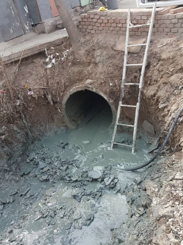 青山湖管道清洗